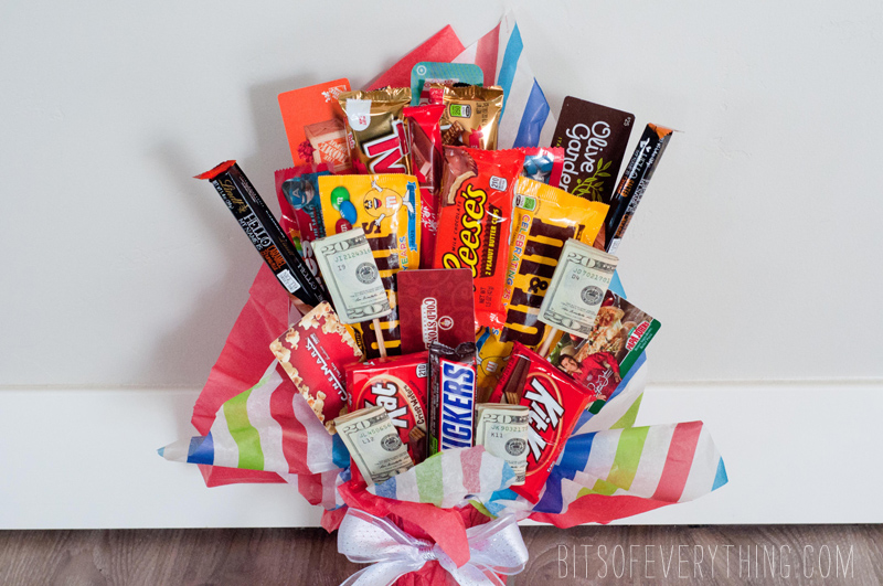 Candy Bar Bouquet – Bits of Everything